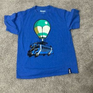 Fortnite T-shirt, blue kids XL